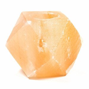 Solný svícen na čajovou svíčku diamant - výška cca 9 cm