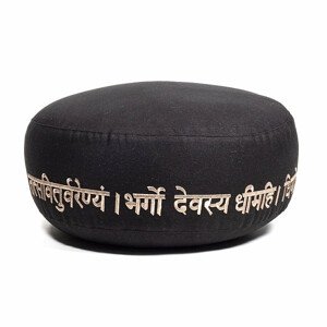 Meditační polštář Gayatri mantra - cca 33 x 17 cm