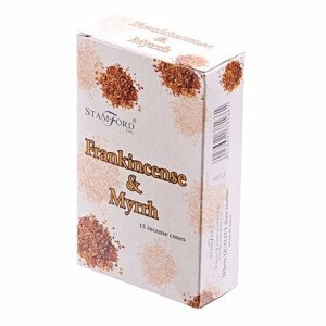 Vonné kužely aromaterapeutické Stamford Sweet Frankincense and Myrrh - 15 ks