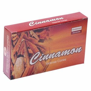 Vonné kužely Darshan Cinnamon - 10 ks