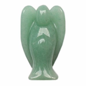 Avanturín zelený anděl strážný - L - cca 4 cm