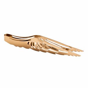 Kleště na uhlíky Andělská křídla v barvě zlata - délka cca 23 cm