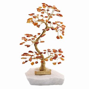 Stromeček štěstí jantar A2 - cca 17 - 18 cm