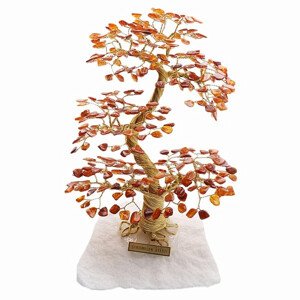 Stromeček štěstí jantar A4 - cca 20 cm