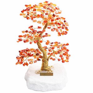 Stromeček štěstí karneol A4 - cca 20 cm