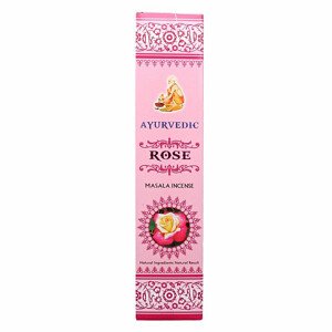 Vonné tyčinky Ajurvéda Rose - růže - 10 g