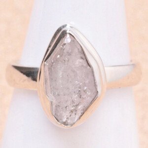 Herkimer diamant prsten stříbro Ag 925 16116 - 54 mm (US 7), 4,4 g