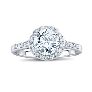Stříbrný prsten SKYE se Swarovski® Zirconia velikost obvod 47 mm