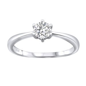 Stříbrný prsten SOPHIA se Swarovski® Zirconia velikost obvod 46 mm
