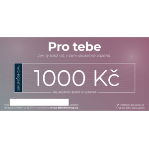 BRUNOshop.cz Elektronický poukaz PRO TEBE 1 000 Kč P0008