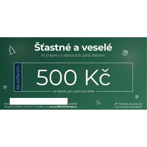 BRUNOshop.cz Elektronický poukaz VÁNOČNÍ 500 Kč P0011