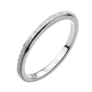 BRUNO Jemný prsten s pískováním S4052 - velikost 4 (EU: 46,5 - 48,5)