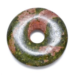 Aranys Přívěsek donut z léčivých kamenů, Unakit 04189