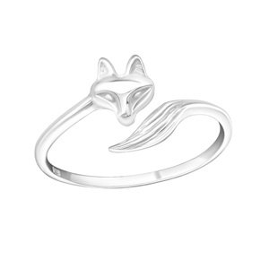 Prsten Liška stříbro 925 Velikost: 6 - 1,6 cm (EU 51 - 53) 2197/6
