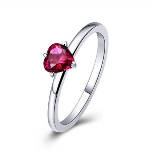 Royal Fashion prsten Třešnově červený poklad SCR389 Velikost: 8 (EU: 57-58)